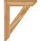 Ekena Millwork Traditional Slat Rough Sawn Bracket, Western Red Cedar, 6"W x 34"D x 42"H BKT06X34X42TRA06RWR - alternate 4